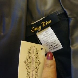 Sexy Diva faux leather leggings